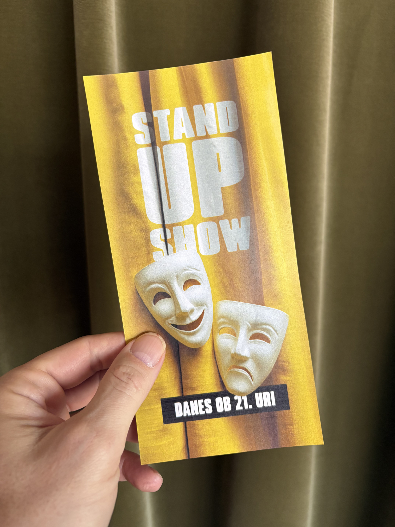 Kaj ima pri tem stand up show?